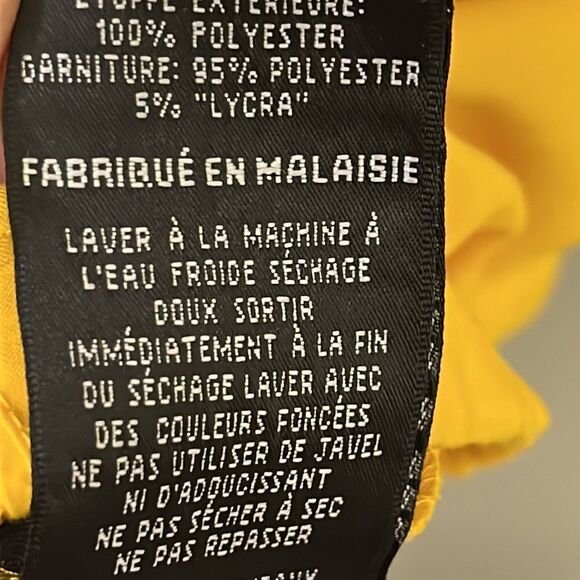 FootJoy Gold Embroidered Pullover Jacket w/ Front Zipper Pockets & V-Neck- Large - Picture 13 of 14